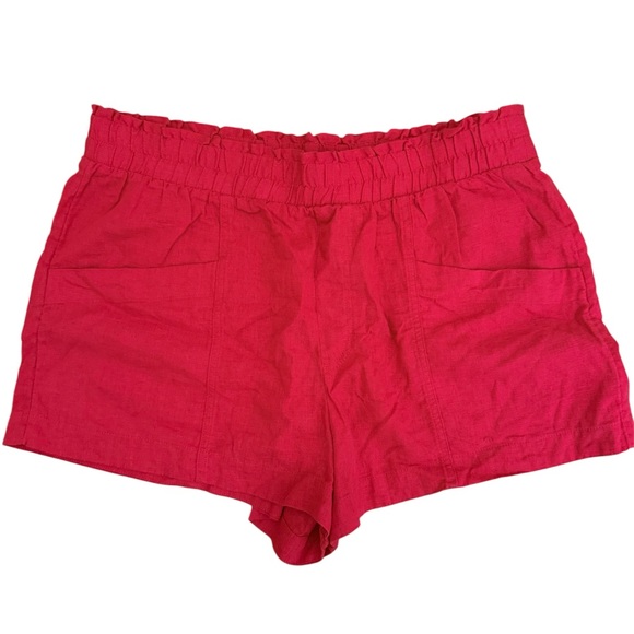 a new day Women's High Waist Pink Shorts - Picture 1 of 4